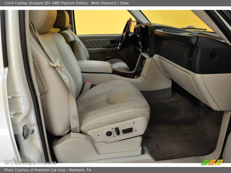 White Diamond / Shale 2004 Cadillac Escalade ESV AWD Platinum Edition