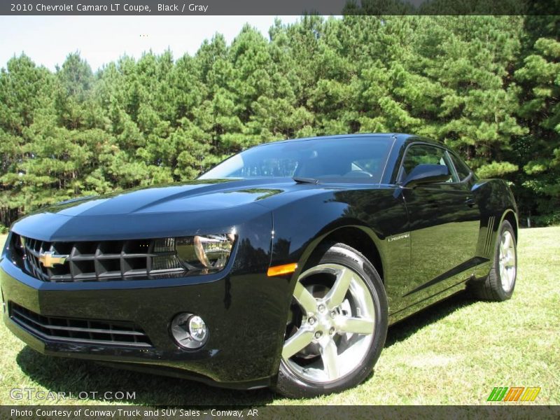 Black / Gray 2010 Chevrolet Camaro LT Coupe