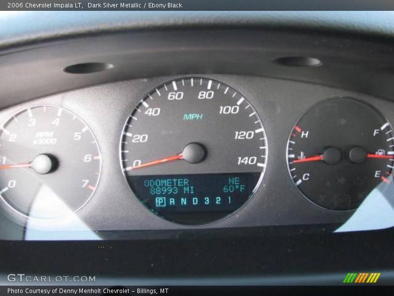 Dark Silver Metallic / Ebony Black 2006 Chevrolet Impala LT