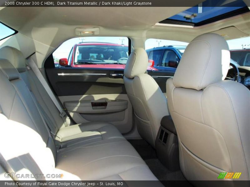 Dark Titanium Metallic / Dark Khaki/Light Graystone 2008 Chrysler 300 C HEMI