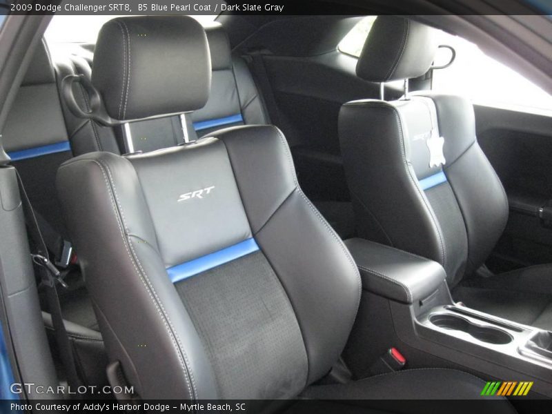 B5 Blue Pearl Coat / Dark Slate Gray 2009 Dodge Challenger SRT8
