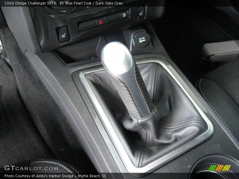 B5 Blue Pearl Coat / Dark Slate Gray 2009 Dodge Challenger SRT8