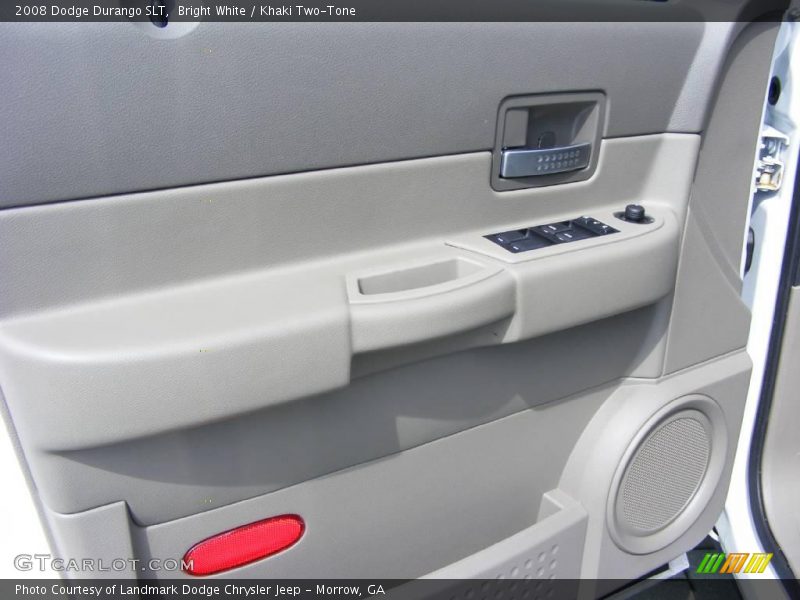 Bright White / Khaki Two-Tone 2008 Dodge Durango SLT