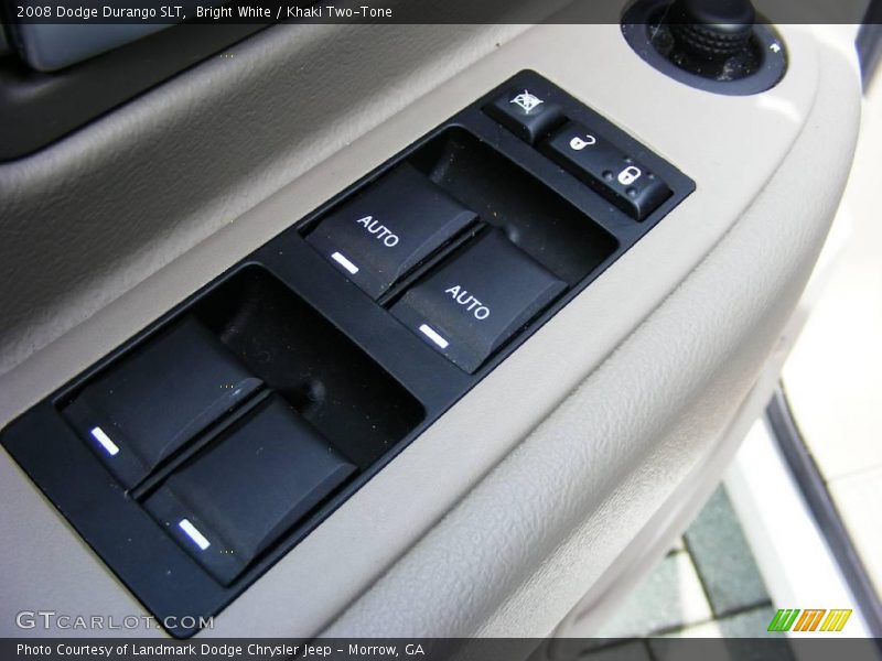 Bright White / Khaki Two-Tone 2008 Dodge Durango SLT