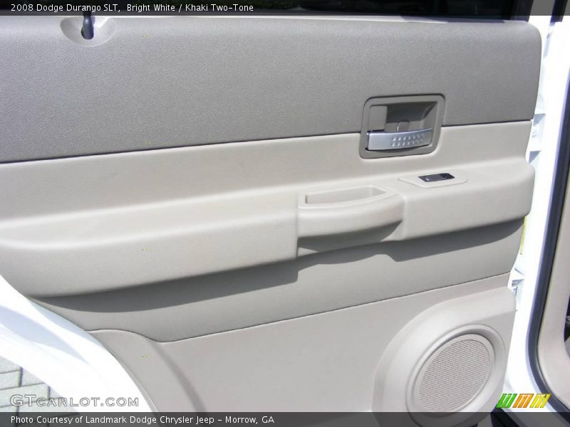 Bright White / Khaki Two-Tone 2008 Dodge Durango SLT