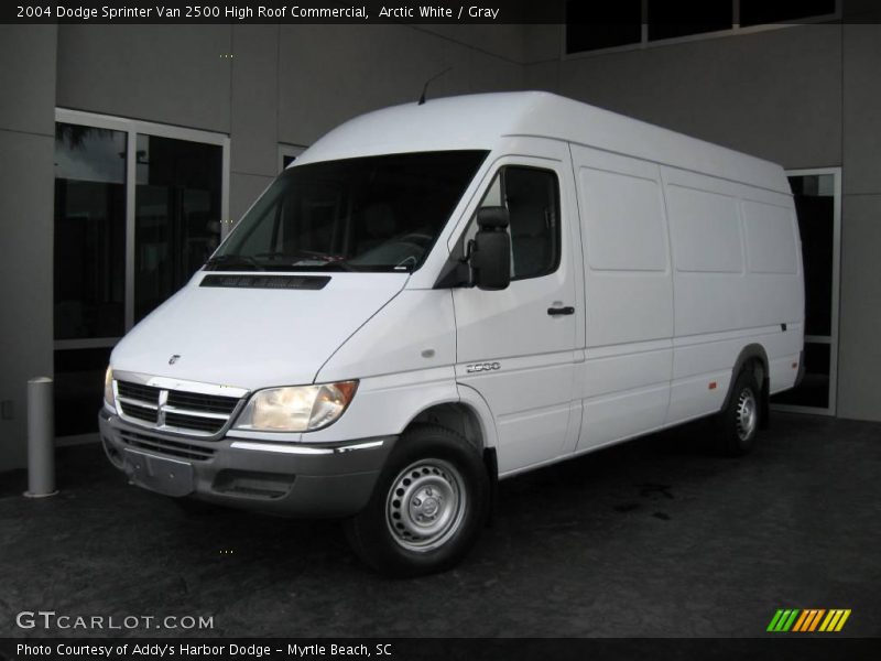 Arctic White / Gray 2004 Dodge Sprinter Van 2500 High Roof Commercial