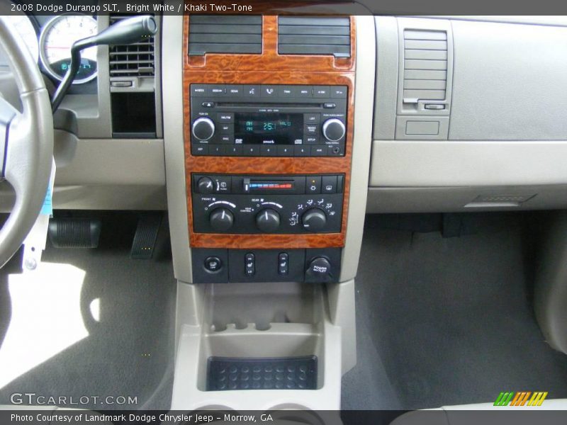 Bright White / Khaki Two-Tone 2008 Dodge Durango SLT