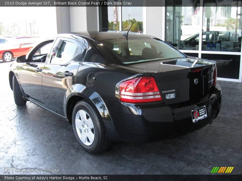 Brilliant Black Crystal Pearl / Dark Slate Gray 2010 Dodge Avenger SXT