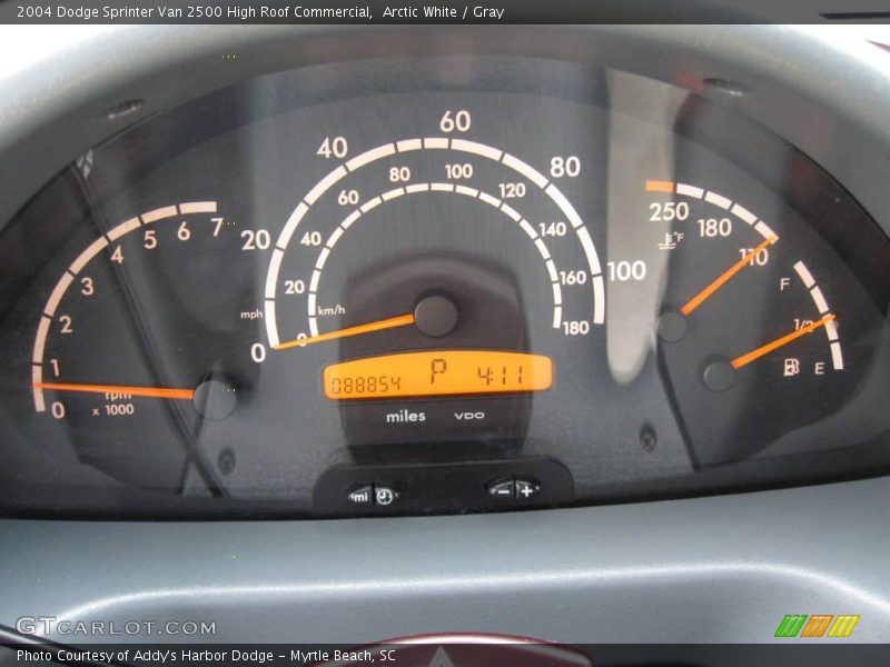 Arctic White / Gray 2004 Dodge Sprinter Van 2500 High Roof Commercial