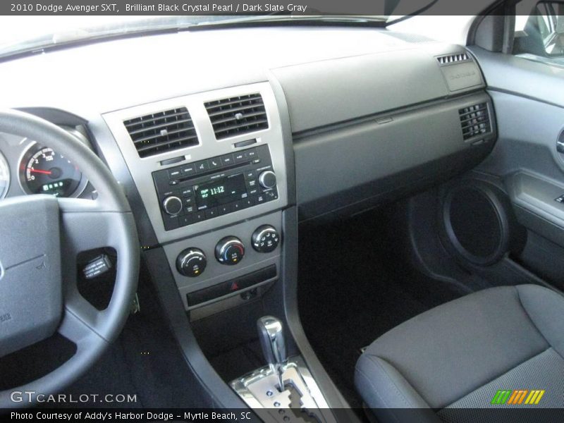 Brilliant Black Crystal Pearl / Dark Slate Gray 2010 Dodge Avenger SXT