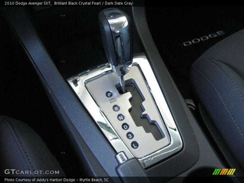 Brilliant Black Crystal Pearl / Dark Slate Gray 2010 Dodge Avenger SXT