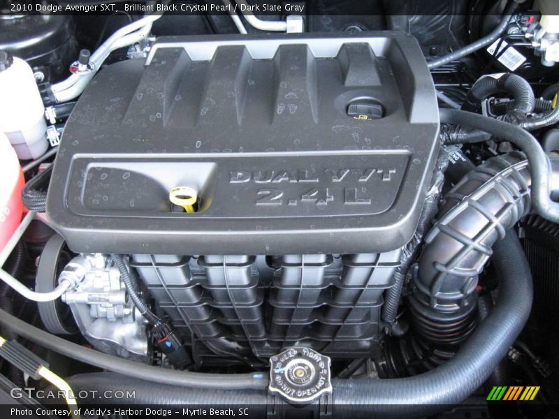 Brilliant Black Crystal Pearl / Dark Slate Gray 2010 Dodge Avenger SXT
