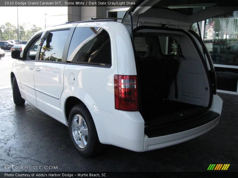 Stone White / Dark Slate Gray/Light Shale 2010 Dodge Grand Caravan SXT