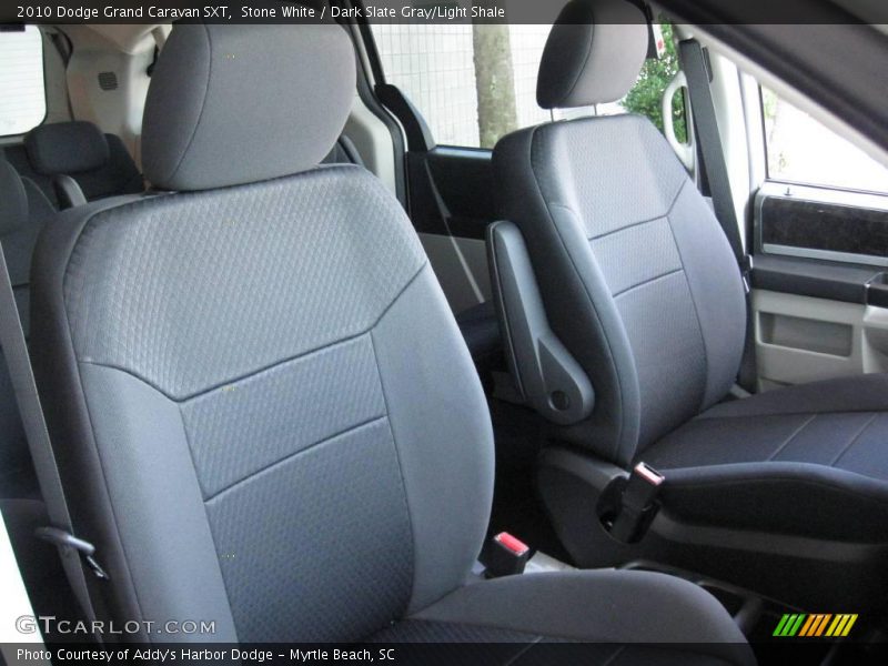 Stone White / Dark Slate Gray/Light Shale 2010 Dodge Grand Caravan SXT