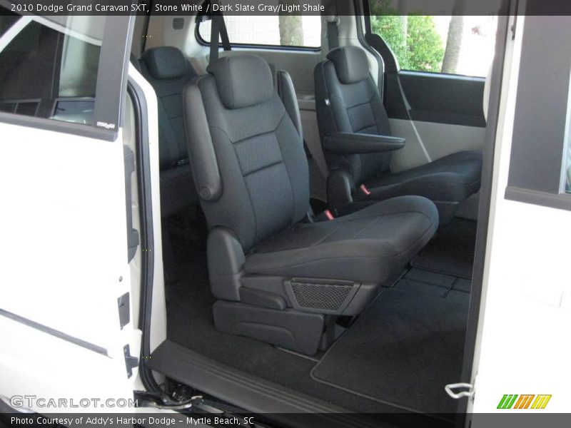 Stone White / Dark Slate Gray/Light Shale 2010 Dodge Grand Caravan SXT