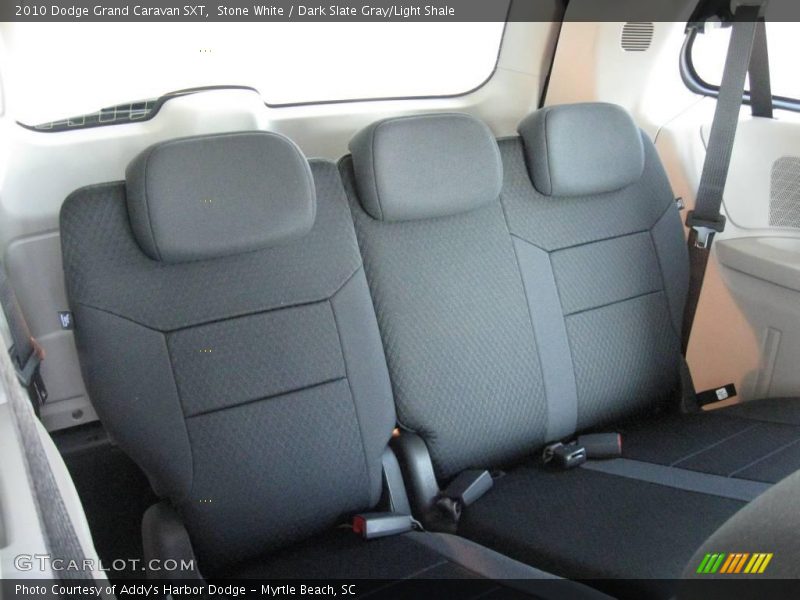 Stone White / Dark Slate Gray/Light Shale 2010 Dodge Grand Caravan SXT