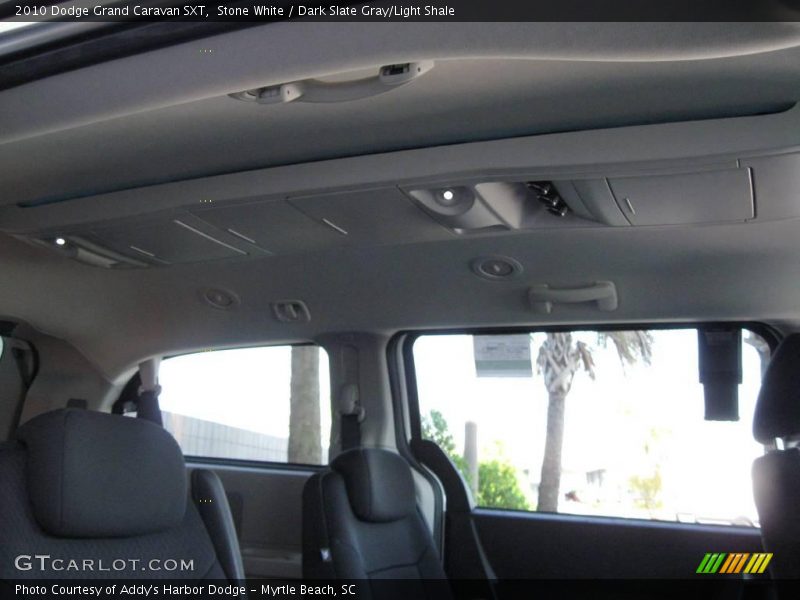 Stone White / Dark Slate Gray/Light Shale 2010 Dodge Grand Caravan SXT