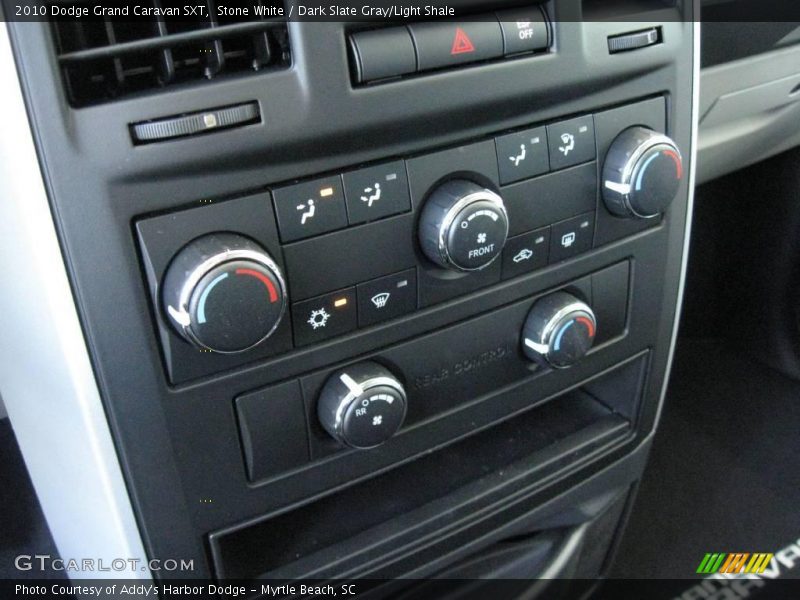 Stone White / Dark Slate Gray/Light Shale 2010 Dodge Grand Caravan SXT