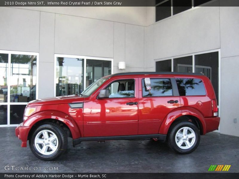 Inferno Red Crystal Pearl / Dark Slate Gray 2010 Dodge Nitro SXT