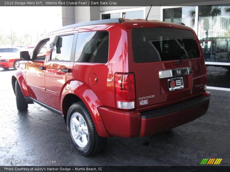 Inferno Red Crystal Pearl / Dark Slate Gray 2010 Dodge Nitro SXT