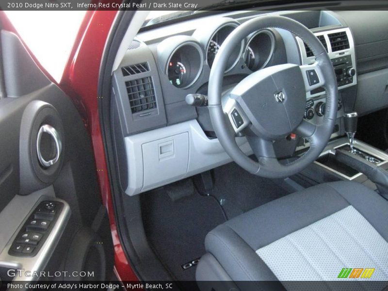 Inferno Red Crystal Pearl / Dark Slate Gray 2010 Dodge Nitro SXT