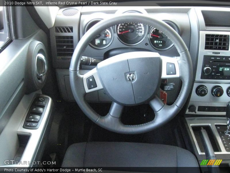 Inferno Red Crystal Pearl / Dark Slate Gray 2010 Dodge Nitro SXT