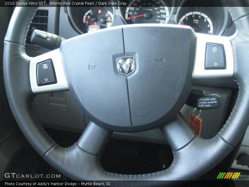 Inferno Red Crystal Pearl / Dark Slate Gray 2010 Dodge Nitro SXT