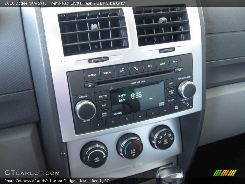 Inferno Red Crystal Pearl / Dark Slate Gray 2010 Dodge Nitro SXT
