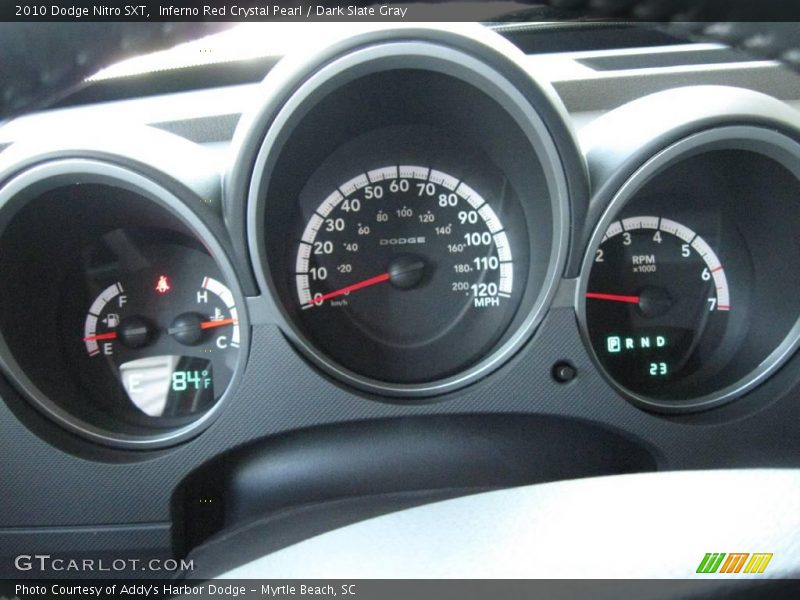 Inferno Red Crystal Pearl / Dark Slate Gray 2010 Dodge Nitro SXT