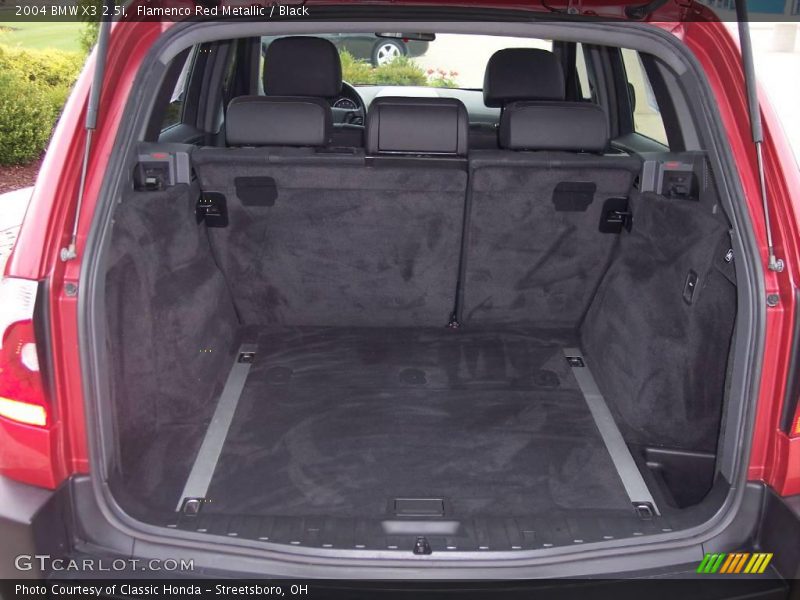 Flamenco Red Metallic / Black 2004 BMW X3 2.5i