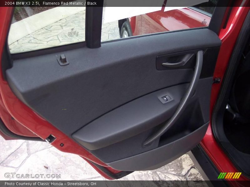 Flamenco Red Metallic / Black 2004 BMW X3 2.5i