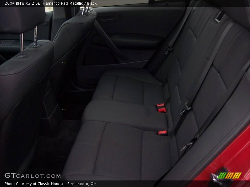 Flamenco Red Metallic / Black 2004 BMW X3 2.5i