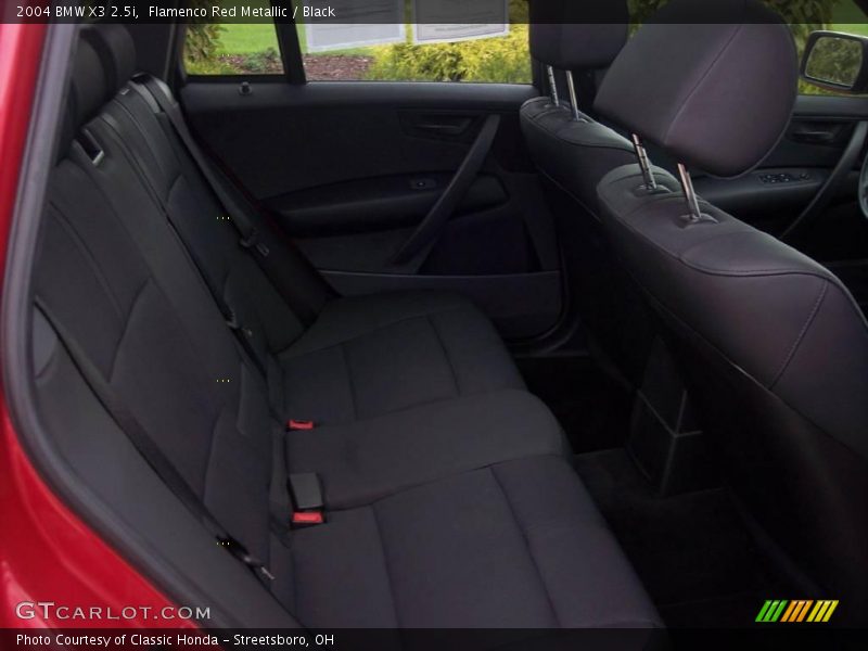 Flamenco Red Metallic / Black 2004 BMW X3 2.5i