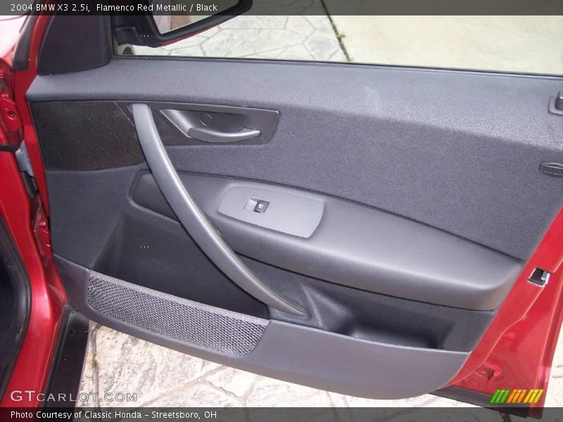 Flamenco Red Metallic / Black 2004 BMW X3 2.5i