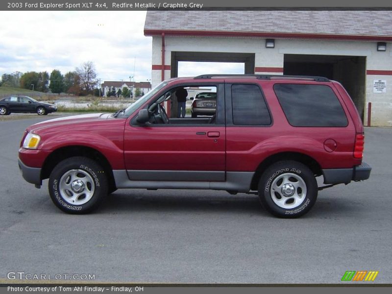 Redfire Metallic / Graphite Grey 2003 Ford Explorer Sport XLT 4x4