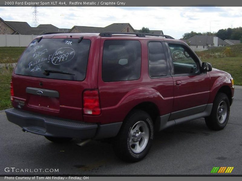 Redfire Metallic / Graphite Grey 2003 Ford Explorer Sport XLT 4x4