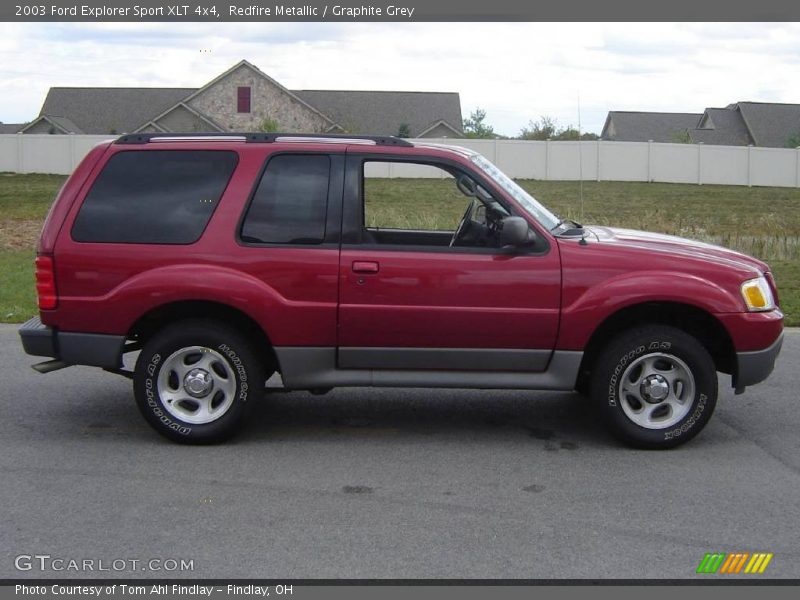 Redfire Metallic / Graphite Grey 2003 Ford Explorer Sport XLT 4x4