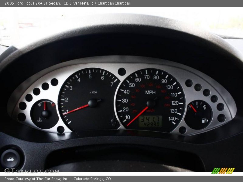 CD Silver Metallic / Charcoal/Charcoal 2005 Ford Focus ZX4 ST Sedan