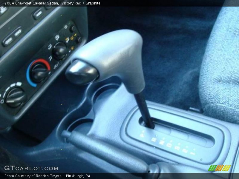 Victory Red / Graphite 2004 Chevrolet Cavalier Sedan
