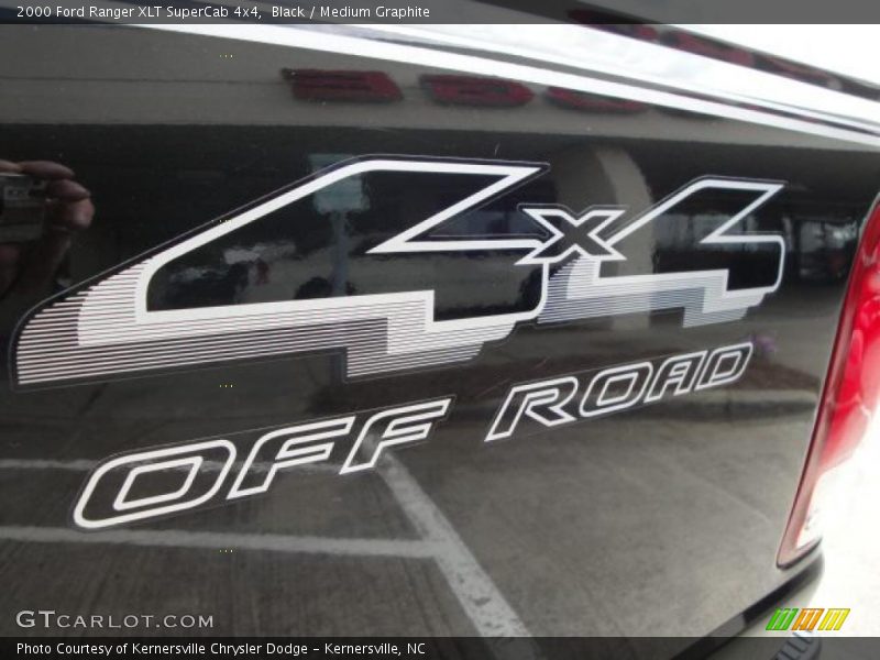 Black / Medium Graphite 2000 Ford Ranger XLT SuperCab 4x4