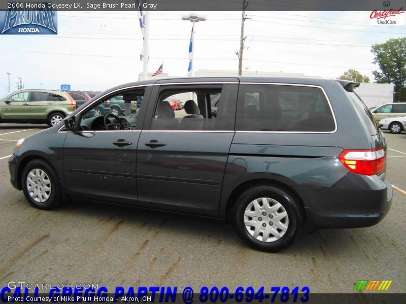 Sage Brush Pearl / Gray 2006 Honda Odyssey LX
