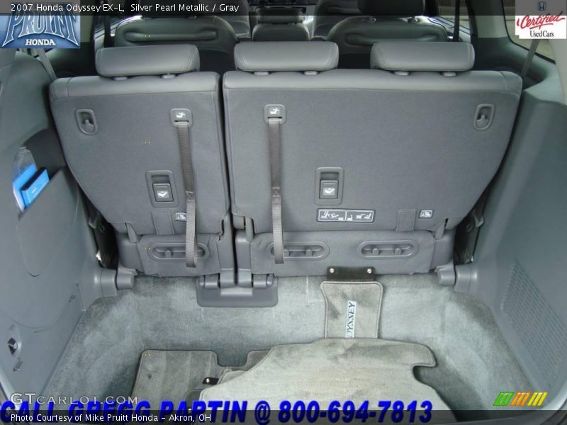 Silver Pearl Metallic / Gray 2007 Honda Odyssey EX-L