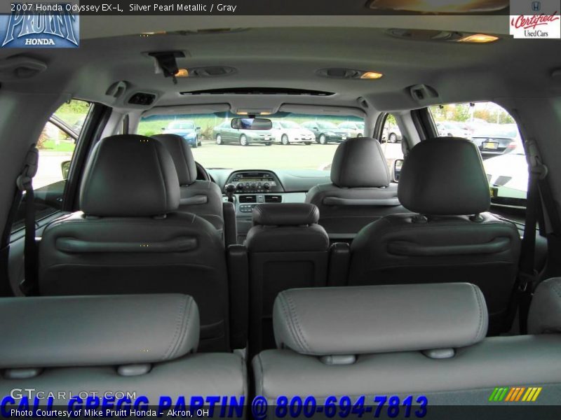 Silver Pearl Metallic / Gray 2007 Honda Odyssey EX-L
