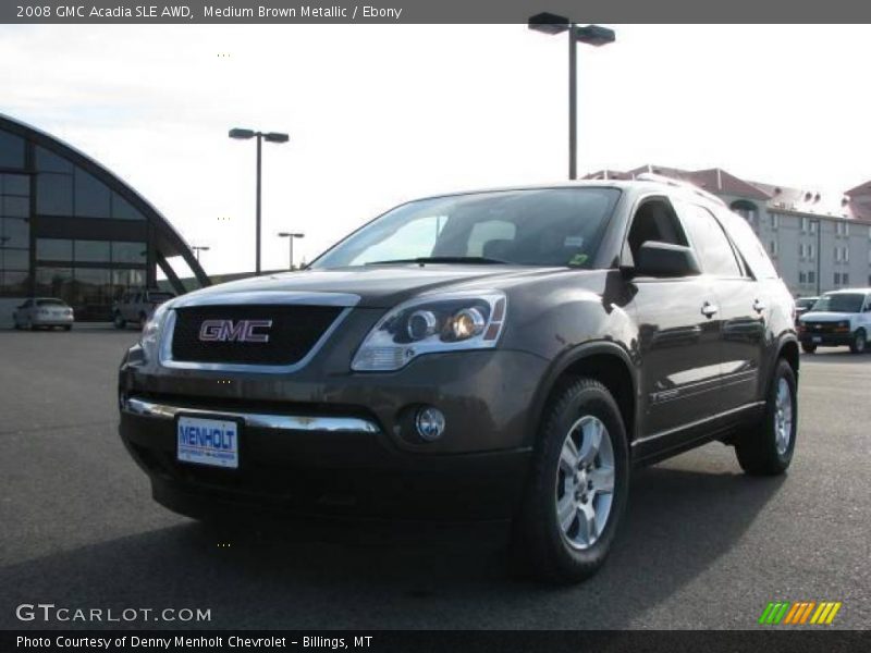 Medium Brown Metallic / Ebony 2008 GMC Acadia SLE AWD