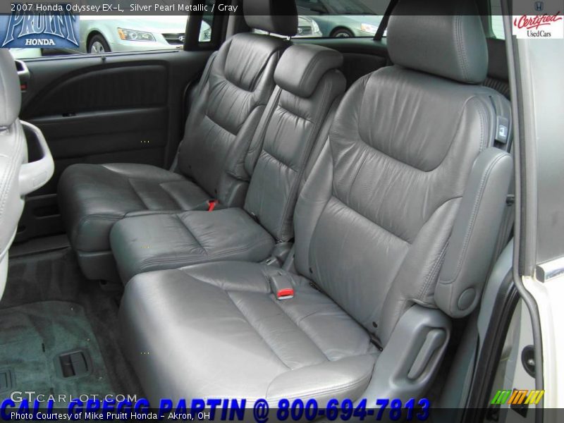 Silver Pearl Metallic / Gray 2007 Honda Odyssey EX-L