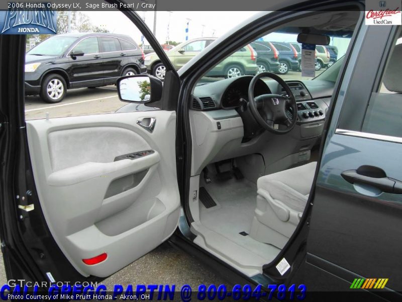 Sage Brush Pearl / Gray 2006 Honda Odyssey LX