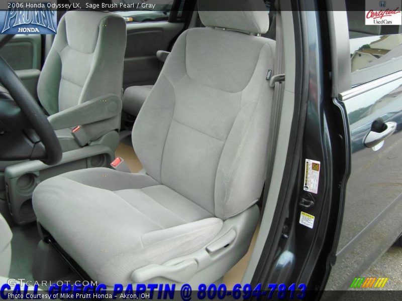 Sage Brush Pearl / Gray 2006 Honda Odyssey LX