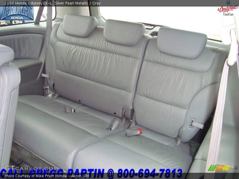 Silver Pearl Metallic / Gray 2007 Honda Odyssey EX-L