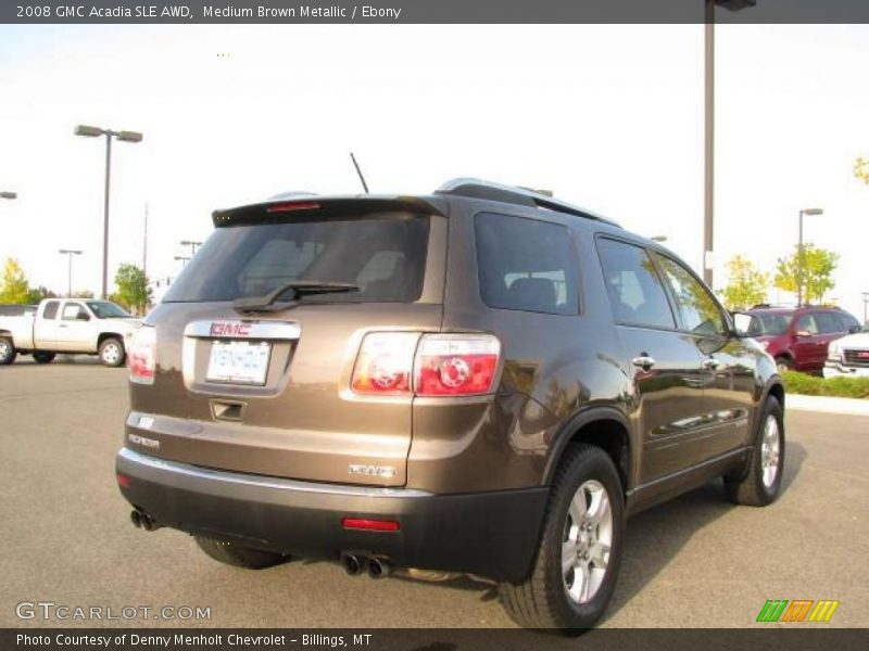 Medium Brown Metallic / Ebony 2008 GMC Acadia SLE AWD