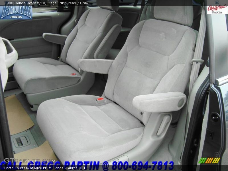 Sage Brush Pearl / Gray 2006 Honda Odyssey LX